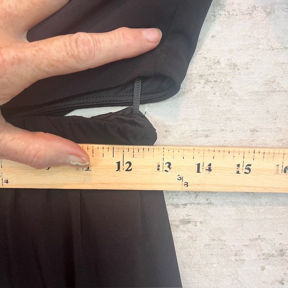 NWT Express Black 2-Piece Skirt Top Attached with O-ring Sz S Night Out V-Neck - Picture 13 of 16